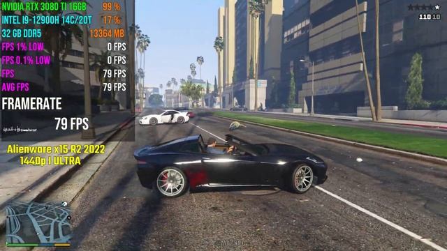NVIDIA RTX 3080 Ti | Alienware x15 R2 (2022) | GTA 5 | 1440p смотреть онлайн