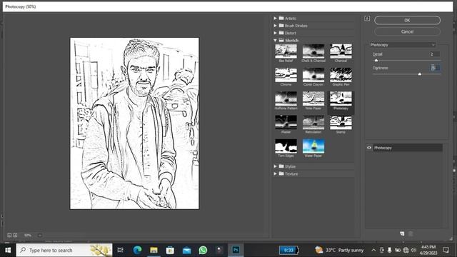 Photo Sketch Creation in Photoshop | Photoshop tutorial смотреть онлайн
