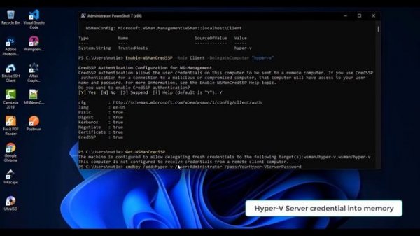 Microsoft Hyper-V Server: Remotely manage by Window Admin Center and Hyper-V Manager