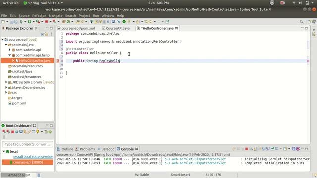 Spring Boot Tutorial | How to add Rest Controller | Build Rest API #6 смотреть онлайн