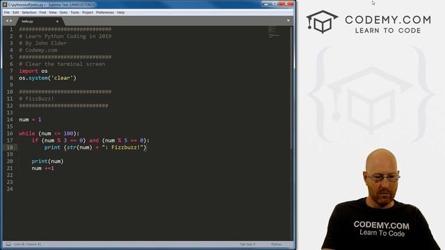 Fizzbuzz With Python - #20 смотреть онлайн