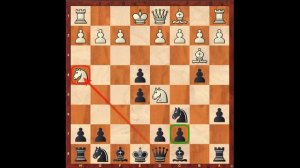 Гамбит Яниша - Испанская партия черными