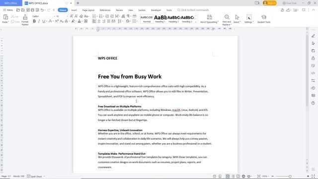WPS Office How To Delete A Line
