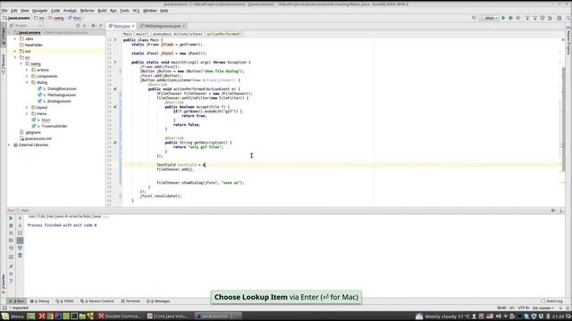 Урок по Java 119: Swing 24: File Dialog смотреть онлайн