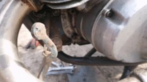 Боковая подножка на ИЖ Юпитер 5