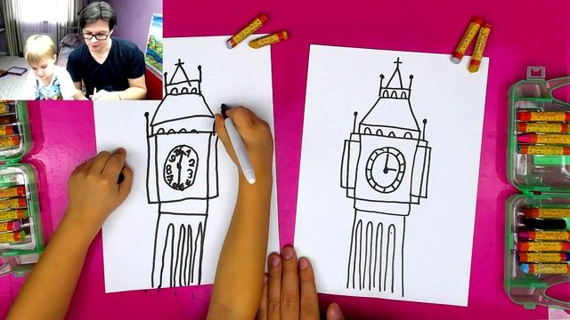 How to draw Big Ben смотреть онлайн