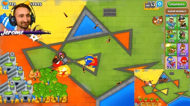 Bloons TD 6 - 4-Player CHEAPEST vs EXPENSIVE Towers Challenge | JeromeASF смотреть онлайн