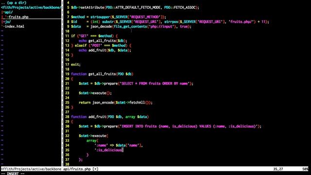Syncing a Backbone app with the server смотреть онлайн