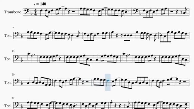 Trombone Sheet Music: How to play I Ain’t Worried by OneRepublic смотреть онлайн
