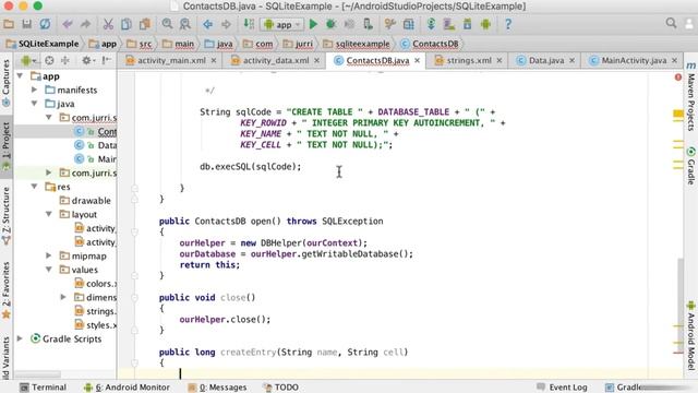 Save data using SQLite database part-2 in android studio смотреть онлайн