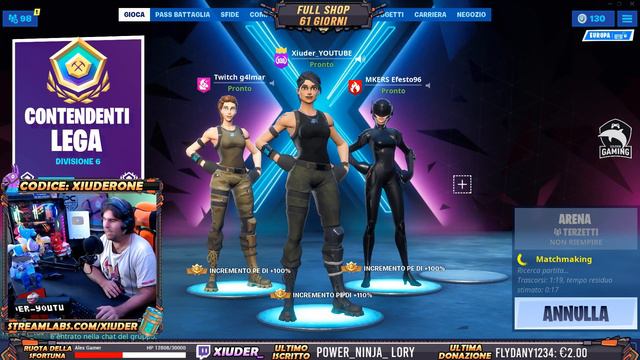 🔴 FORTNITE Lv.81 | 3650Pt. | DISCO! DISCO! | CODICE: XIUDERONE смотреть онлайн