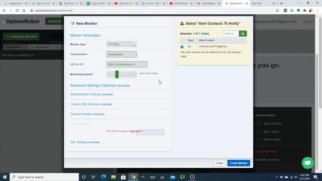How To Configure Uptime Robot | Set Up Uptime Monitoring For Website | Seo Checklist (Part 6) смотреть онлайн