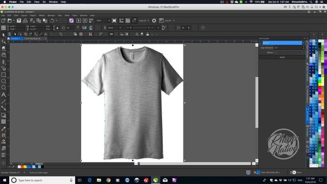 How To Create A T-Shirt Mockup in CorelDraw смотреть онлайн