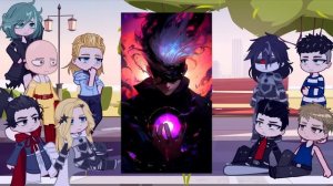 S-class Heroes + Saitama React To Gojo As New S-class Member || OPM || Gacha React