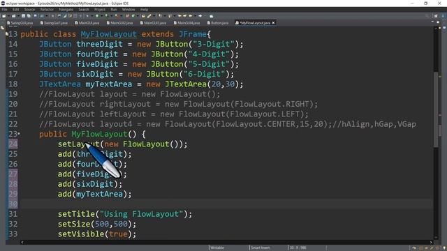 Java Tutorial #37| FLOWLAYOUT| JBUTTON| JTEXTAREA| JFRAME| SWING GUI |Tagalog|English| Filipino|202 смотреть онлайн
