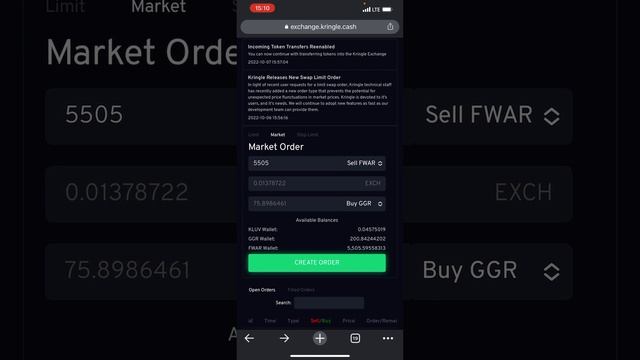 How to trade Kluv/Fwar on our private exchange смотреть онлайн