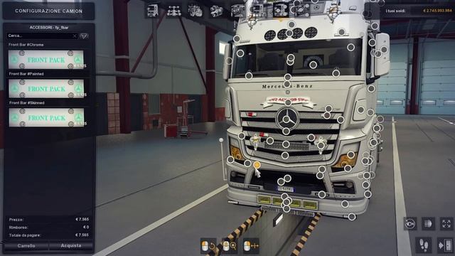 [ETS2 - ADDON] Mercedes-Benz New Actros GigaSpace Front Tuning Pack
