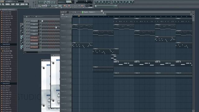 Создаем бит за пять минут в FL Studio. Уроки для понимания, новичкам. смотреть онлайн