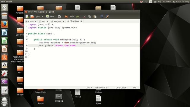 How to run java file from terminal in Ubuntu смотреть онлайн