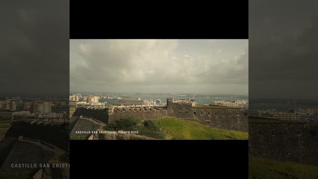 Colonial Forts of Puerto Rico. 4K Aerial Drone Film. смотреть онлайн