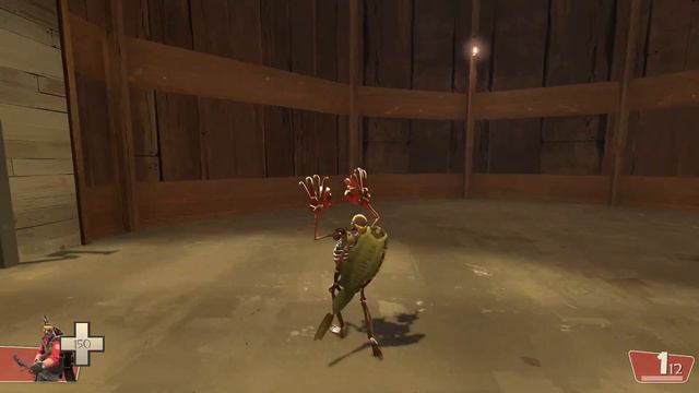 Team Fortress 2 - big hand skeleton conga dance смотреть онлайн