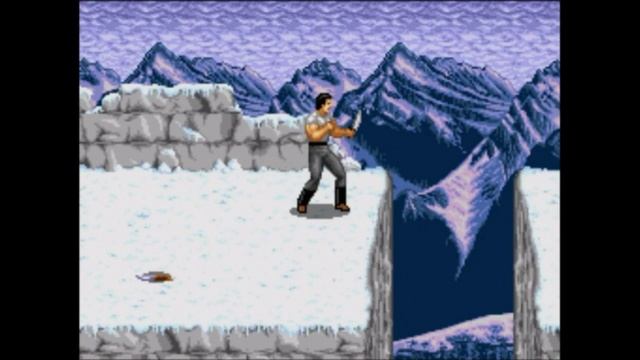 Super Nintendo (Snes) 16-bit Cliffhanger stage 1