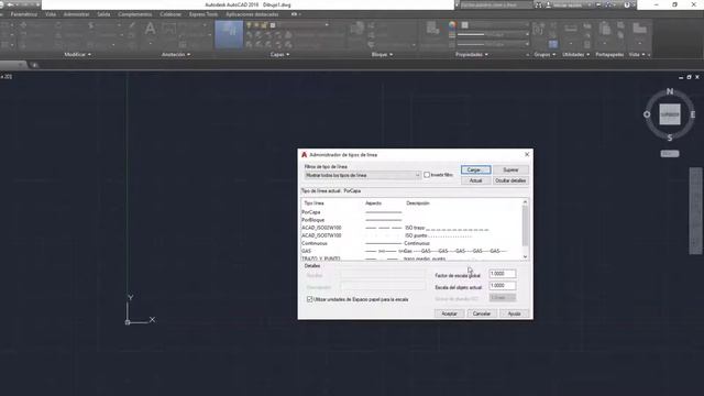 4. Cargar Tipos de Línea. Autocad смотреть онлайн