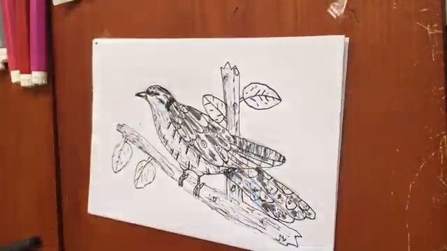 Рисую кукушку! / I draw a cuckoo! / 我畫杜鵑 / Ich male einen Kuckuck! смотреть онлайн