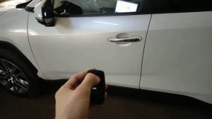 Штатный автозапуск с приложения Toyota RAV 4