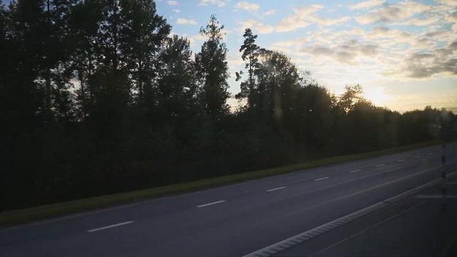 Sweden, Stockholm, Bus Ride From Arlanda Airport To Märsta Station