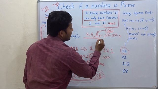 Check if a number is prime (Algorithm/code/program) смотреть онлайн
