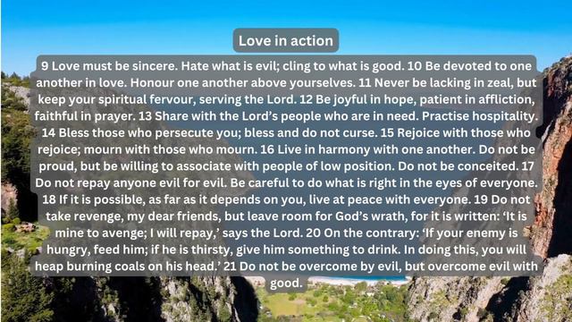 Bible Reading: Romans 12:1-21, Romans 13:1-14 смотреть онлайн