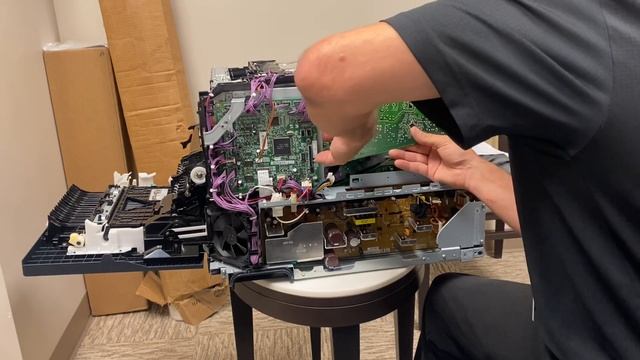 How to fix a 59.F0 error on HP CP3525 in half the time. 30 minutes. смотреть онлайн