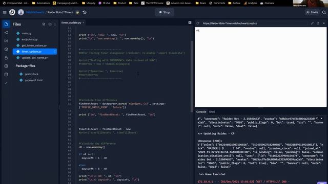 Creating Discord Token Price & Countdown Timer bots that update every minute, with free hosting. смотреть онлайн