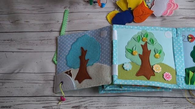 Развивающая книжка малышка из фетра смотреть онлайн
