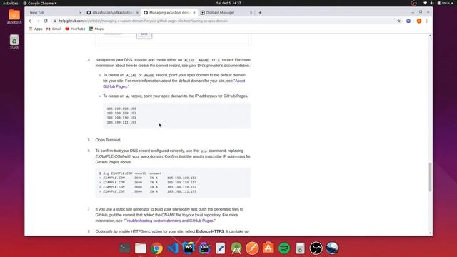 How to add custom domain to Github pages ? смотреть онлайн