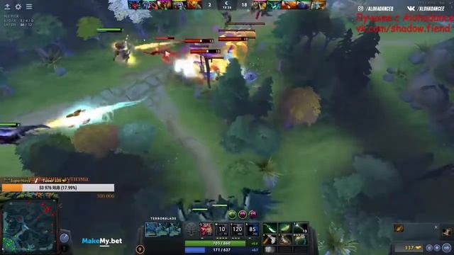 АЛОХА СТОИТ ПРОТИВ ЗАДРОТА НА ФЕНИКСЕ! DOTA 2 ALOHADANCE смотреть онлайн