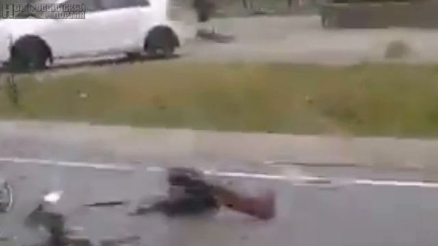 24 апреля 2017 ДТП на трассе Новороссийск Анапа п Семигорье смотреть онлайн