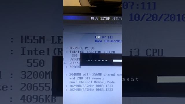 Mobo ASROCK H55M LE + procie i3 550 boot test using linux usb flashdisk смотреть онлайн