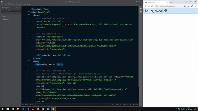 Bootstrap Tutorial 2020 - Getting Started смотреть онлайн
