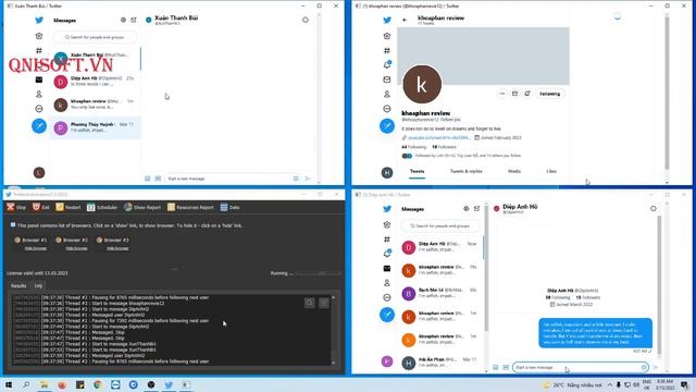 Cách Cài đặt sử dụng Tool TwitterAutomation - Phần mềm auto nhắn tin cho người theo dõi trên Twitte смотреть онлайн