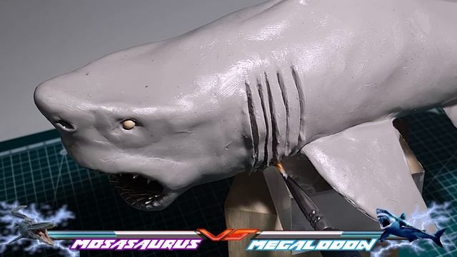 How To Make Mosasaurus VS Megalodon Shark With  Polymer Clay