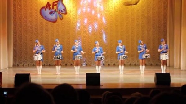 Выступление Мажореток из Art FLY г. Сыктывкар
