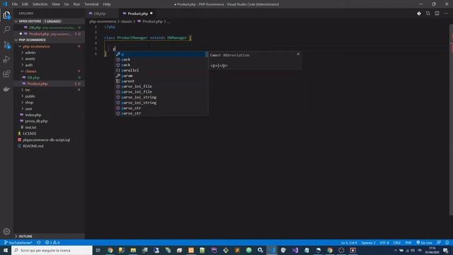 Crea un E-Commerce con PHP e MySql da zero - Parte 8 - Classi DB, DbManager e Product смотреть онлайн