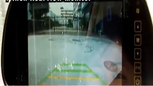 Монитор в зеркале 7' 480x234, 2x AV входа