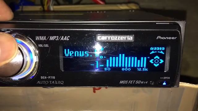 Carrozzeria single din DSP MP3 AAC WAV WMA AUX PLAYER DEH-P710 смотреть онлайн