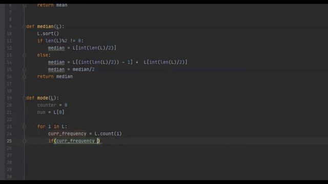 Python - Mean, Median, And Mode Calculator смотреть онлайн