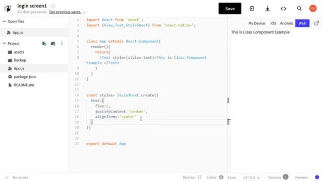 How to use class and functional component in react native | latest technology смотреть онлайн