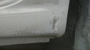 И снова о  герметике, как нанести его на порог с мелкой шагренью