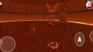 Играем в игру super bear adventure как пройти босса  бимотепской пустыни феника стража